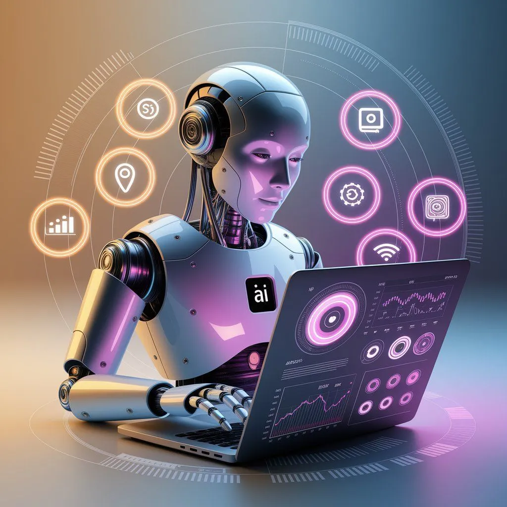 AI-powered analytics dashboard used by a Freelance Digital Marketing Agency in Kannur for SEO, social media marketing, and digital campaign optimization.