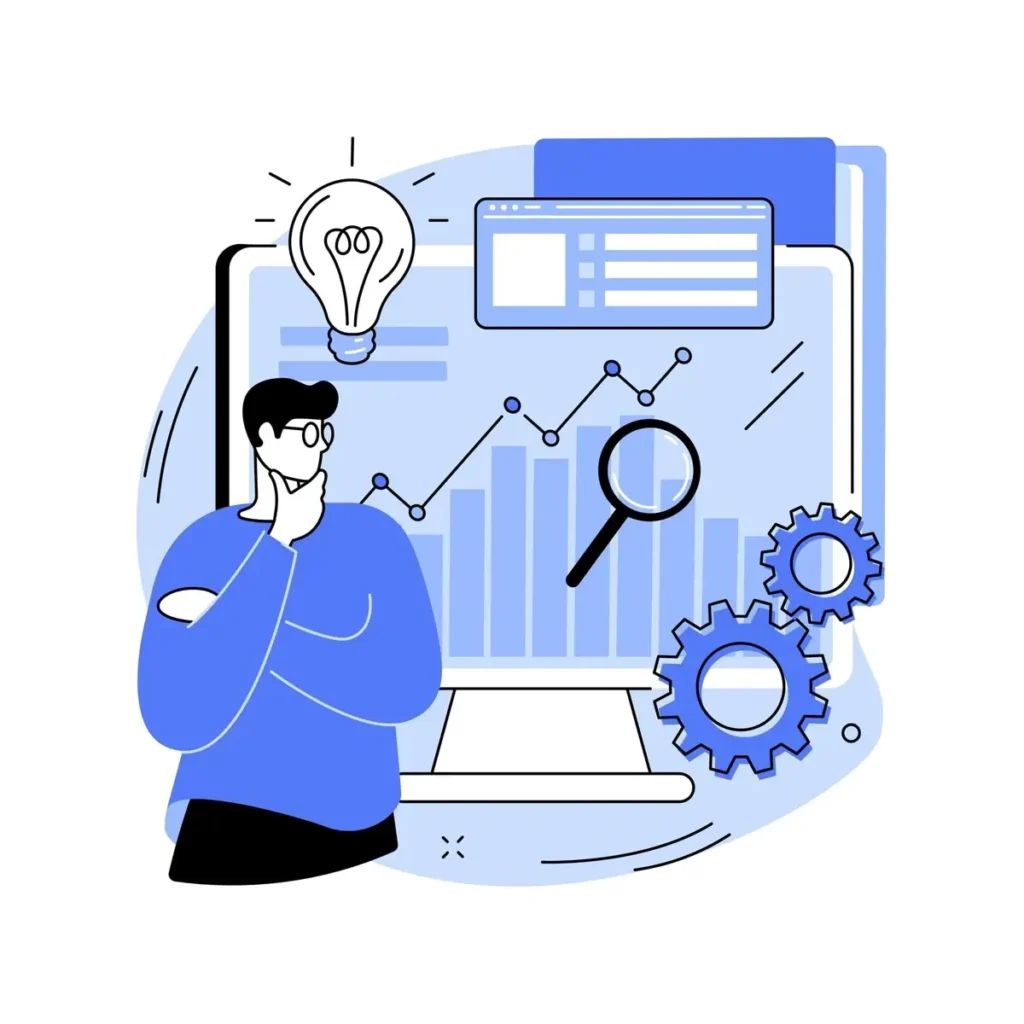 Freelance digital marketing services in Kannur analyzing SEO performance, website analytics, and digital marketing strategy.